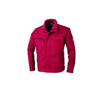 ジーベック T/Cツイル長袖ブルゾン レッド 5L 1620ー71ー5L 1620 1着（直送品）