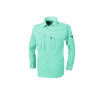 ジーベック プリーツロンミニ長袖シャツ グリーン 5L 1284ー60ー5L 1284 1着（直送品）