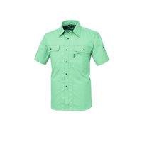 ジーベック 半袖シャツ グリーン LL 1442ー60ーLL 1442 1着（直送品）