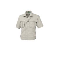 ジーベック リサイクリーン半袖ブルゾン アイボリー L 3191ー31ーL 3191 1着（直送品）