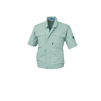 ジーベック 半袖ブルゾン モスグリーン 5L 9910ー61ー5L 9910 1着（直送品）