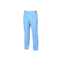 ジーベック プリーツロンミニスラックス ブルー L 1290ー40ーL 1290 1着（直送品）