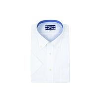 ジーベック ボタンダウン半袖シャツ シロ LL 15064ー32ーLL 15064 1着（直送品）