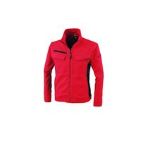ジーベック 裏綿ストレッチブルゾン レッド 3L 1500ー71ー3L 1500 1着（直送品）