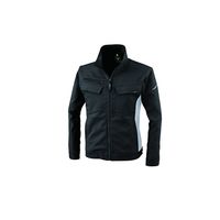 ジーベック 裏綿ストレッチブルゾン クロ 5L 1500ー90ー5L 1500 1着（直送品）