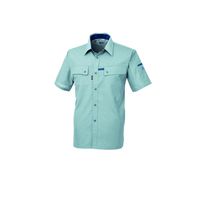 ジーベック クレスタ21半袖シャツ ミストグリーン LL 1552ー605ーLL 1552 1着（直送品）