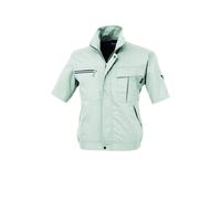 ジーベック スムースアップ半袖ブルゾン シルバーグレー LL 1251ー22ーLL 1251 1着（直送品）