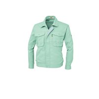 ジーベック プリーツロンミニ長袖ブルゾン モスグリーン 4L 1294ー61ー4L 1294 1着（直送品）