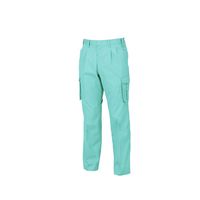 ジーベック プリーツロンミニラットズボン グリーン L 1296ー60ーL 1296 1着（直送品）