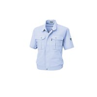 ジーベック ミニドライ半袖ブルゾン グレー L 1341ー20ーL 1341 1着（直送品）