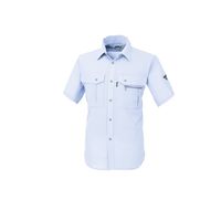 ジーベック ミニドライ半袖シャツ グレー LL 1342ー20ーLL 1342 1着（直送品）