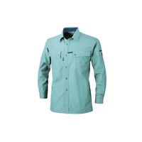 ジーベック クレスタ21長袖シャツ ミストグリーン SS 1553ー605ーSS 1553 1着（直送品）