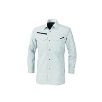 ジーベック 長袖シャツ シルバーグレー 4L 1693ー22ー4L 1693 1着（直送品）