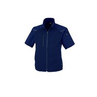 ジーベック（XEBEC） カラーストレッチ半袖ブルゾンー10-コン 1811