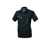 ジーベック スムースアップ半袖シャツ ストーンブラック L 1252ー91ーL 1252 1着（直送品）