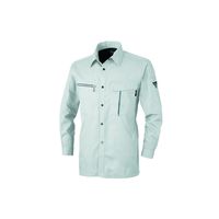 ジーベック スムースアップ長袖シャツ シルバーグレー L 1253ー22ーL 1253 1着（直送品）