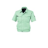 ジーベック 半袖ブルゾン モスグリーン 3L 1471ー61ー3L 1471 1着（直送品）