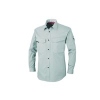 ジーベック 長袖シャツ グレー L 1473ー20ーL 1473 1着（直送品）