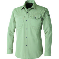 中国産業 770001HOP-SCOT綿100%長袖シャツアースグリーン4L 770001-43-4L 1枚（直送品）