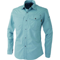 中国産業 770021HOP-SCOT綿100%長袖シャツブルーグレーLL 770021-61-LL 1枚（直送品）