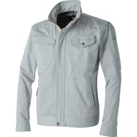 中国産業 770029HOP-SCOT綿100%長袖ブルゾンシルバー6L 770029-26-6L 1枚（直送品）