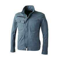 中国産業 8057DOGMAN SELECTEDドビースリムストレッチ・長袖ジャケットL・グレー6L 8057-809-6L 1枚（直送品）