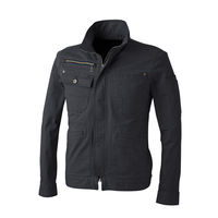 中国産業 8057DOGMAN SELECTEDドビースリムストレッチ・長袖ジャケットN・ブラックLL 8057-814-LL 1枚（直送品）