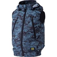 中国産業 826000DOGMAN KIDSWZ ドッグマンキッズフードベスト迷彩ブルーグレー130 826000-164-130 1枚（直送品）