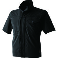 中国産業 8307DOGMAN URコーデュラ2WAYストレッチ半袖ブルゾンN・ブラック4L 8307-814-4L 1枚（直送品）