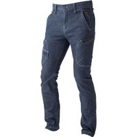 中国産業 980015HOP-SCOTデニムストレッチカーゴパンツインディゴブルー6L 980015-17-6L 1本（直送品）