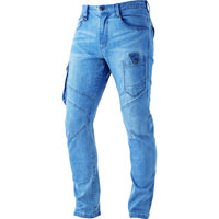 中国産業 9855HOP-SCOTストレッチデニムカーゴパンツライトブルーM 9855-838-M 1本（直送品）