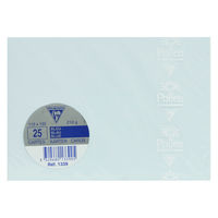ポレン　カード　110×155ｍｍ　210g/平方m　ブルー QJCF1339 1セット(25枚入×10パック) クレールフォンテーヌ（直送品）