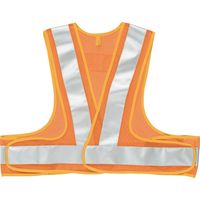 中国産業 0313C's CLUBリフレクションセーフティーベスト ショート丈蛍光オレンジF 0313-96-F 1枚（直送品）