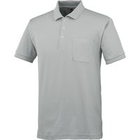 中国産業 1334C's CLUB半袖ポロシャツ（ポケットあり）シルバー4L 1334-26-4L 1枚（直送品）