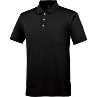 中国産業 1334C's CLUB半袖ポロシャツ（ポケットあり）クロ5L 1334-19-5L 1枚（直送品）
