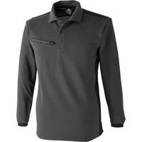 中国産業 1710C's CLUBリフレクション長袖ポロチャコールグレーLL 1710-34-LL 1枚（直送品）