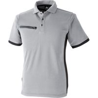 中国産業 1711C's CLUBリフレクション半袖ポロシルバーS 1711-26-S 1枚（直送品）