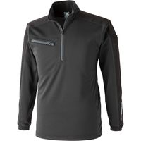 中国産業 1720C's CLUBリフレクションZIP 長袖ポロチャコールグレー3L 1720-34-3L 1枚（直送品）