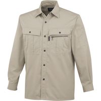 中国産業 2501CUC長袖シャツベージュL 2501-01-L 1枚（直送品）