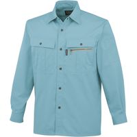 中国産業 2501CUC長袖シャツグリーンL 2501-30-L 1枚（直送品）