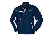 クロダルマ 夏長袖ジャンパー ネイビー×シルバー 4L 255981-11-4L 1枚（直送品）