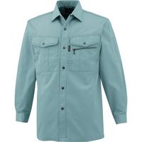 中国産業 2401CUC長袖シャツグリーン3L 2401-30-3L 1枚（直送品）