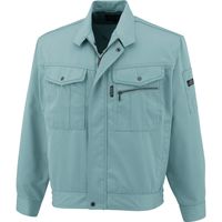 中国産業 2408CUC長袖ブルゾングリーン3L 2408-30-3L 1枚（直送品）