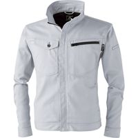 中国産業 2818C's CLUBドビーストレッチT/C 長袖ブルゾンアッシュ・グレーLL 2818-818-LL 1枚（直送品）