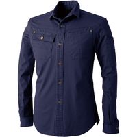 中国産業 8041DOGMAN SELECTEDドビースリムストレッチ・長袖シャツネイビー・ブラック6L 8041-819-6L 1枚（直送品）