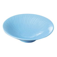 みやび街道 刺身皿 トルコブルー平鉢 (2個入) mkd-02501933（直送品）