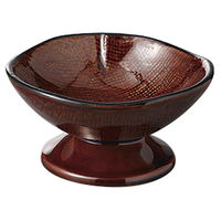 みやび街道 珍味 アメ釉高台珍味 (6個入) mkd-10937573（直送品）