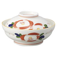 みやび街道 蓋向 黄釉花絵蓋向 (1個入) mkd-13706053（直送品）