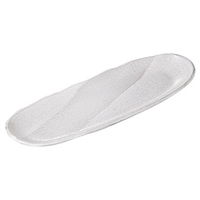 みやび街道 付出皿 白釉重ネ9寸楕円細皿 (3個入) mkd-17714773（直送品）