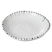 みやび街道 小皿 荒目青磁二色十草3.5丸皿 (9個入) mkd-24059793（直送品）